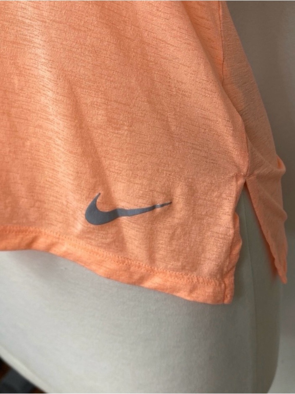 Nike Womens Orange Dri Fit Lightweight Racerback Tank Top Gym Running Size Small - Picture 7 of 15